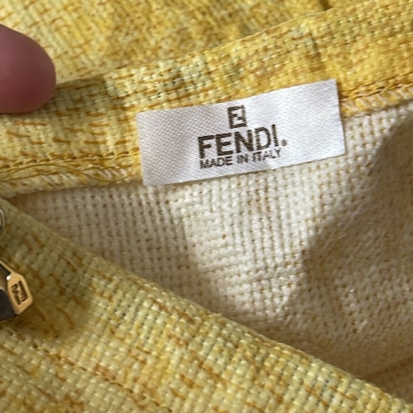 Fendi vintage Accessory dust bag. 12 3/4 inch x 13 1/2 inch - Picture 5 of 5